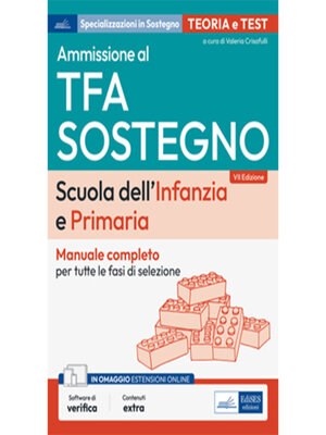 cover image of Ammissione TFA sostegno nella scuoladell'Infanzia e Primaria